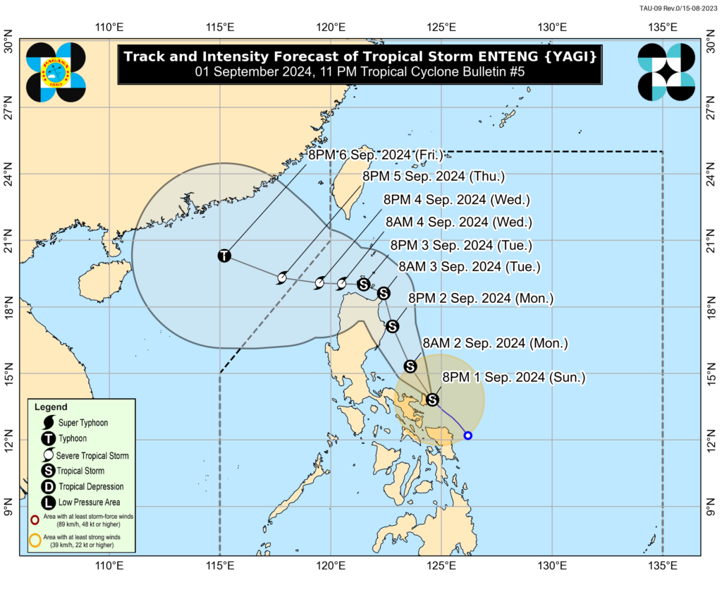 image-1024x843 Signal no. 2 raised over parts of Bicol as 'Enteng' develops into tropical storm